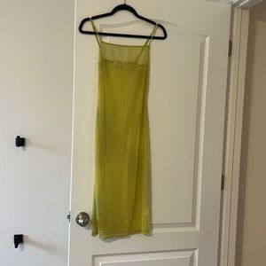 Frankie’s bikinis midi see thru coverup or lingerie - like new condition